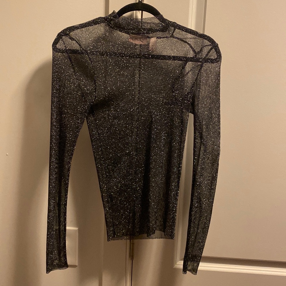 PACSUN see-through long sleeve top medium